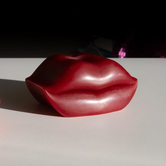 Candle #KISS · Bordo
